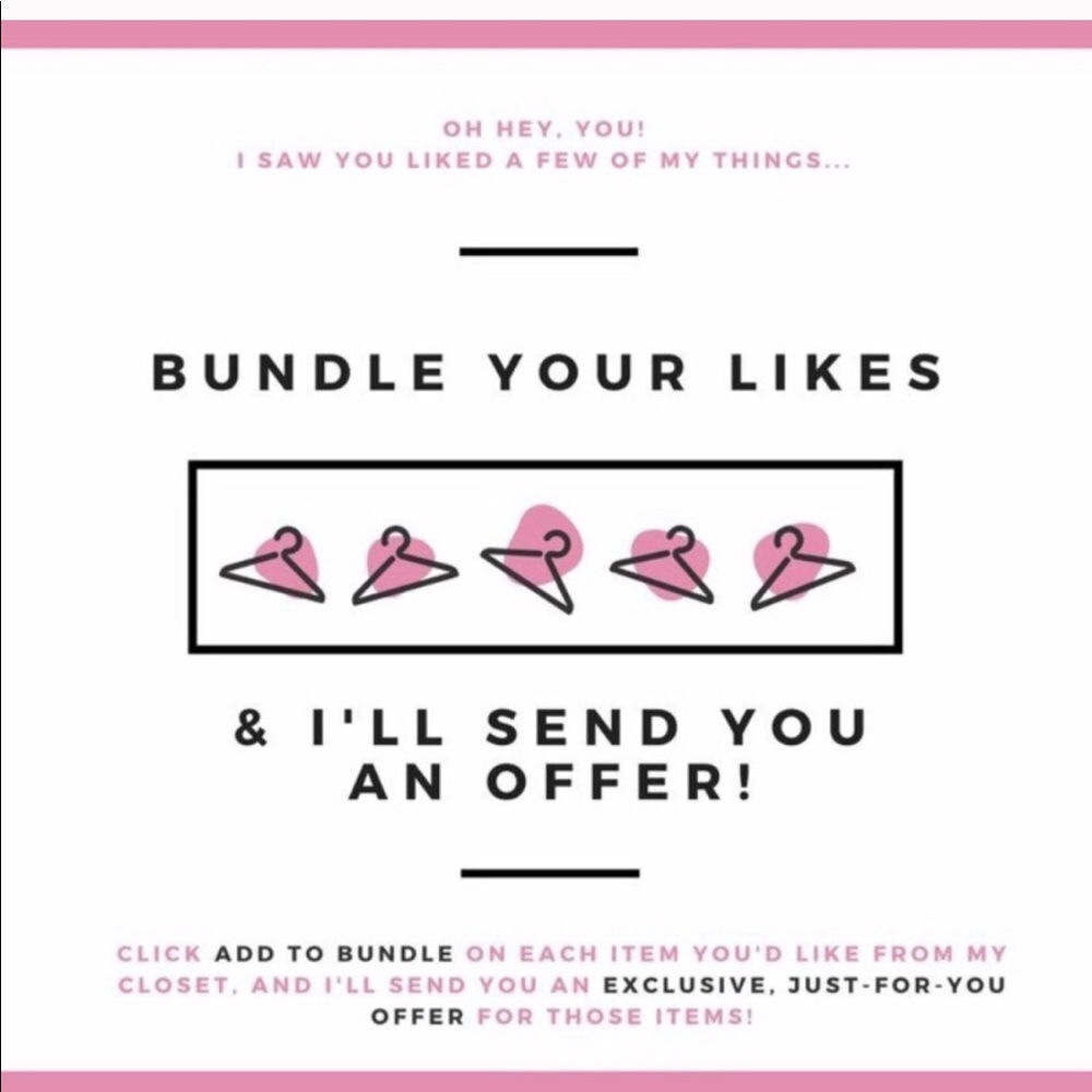 Bundle your likes and I’ll discount the order😊